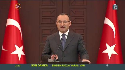 Bekir Bozdağ, Bakanlar Kurulu sonrası basın toplantısı düzenledi (14