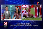 Así informó la prensa internacional la suspensión a Paolo Guerrero