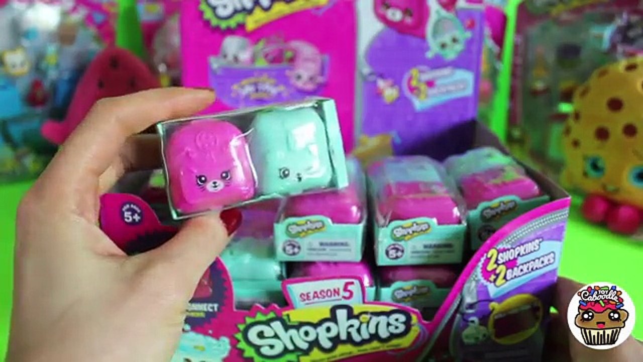 SHOPKINS Season 5 FULL Case Opening Unboxing Charms Petkins Blind Bag