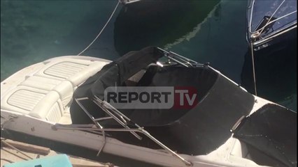 Report TV - Sarandë/ Zbulohet skafi 5 metra në kufi me Greqinë, dyshohet se do trafikonte drogë