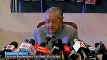 #putrajaya Sidang media Perdana Menteri Tun Dr Mahathir Mohamad selepas mesyuarat bersama Ketua Setiausaha Negara dan Ketua Setiausaha Kementerian di Yayasan Ke