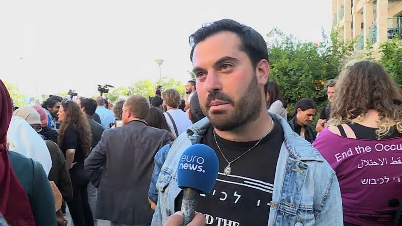 Israelis demonstrieren gegen US-Botschaft