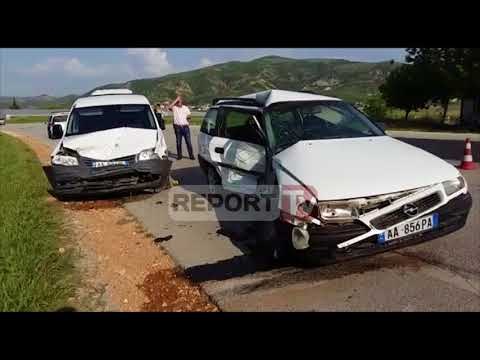 Report TV - Aksident në askin Elbasan-Peqin humb jetën 58-vjeçarja, në gjendje të rëndë i biri