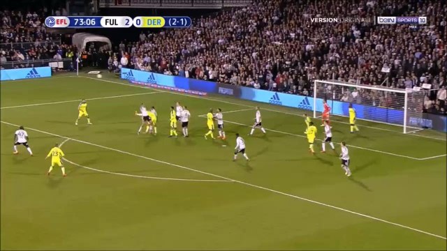 Aboubakar Kamara yellow card for obvious diving against Derby!