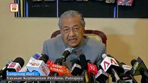 #putrajaya Sidang media Perdana Menteri Tun Dr Mahathir Mohamad selepas mesyuarat bersama Ketua Setiausaha Negara dan Ketua Setiausaha Kementerian di Yayasan Ke