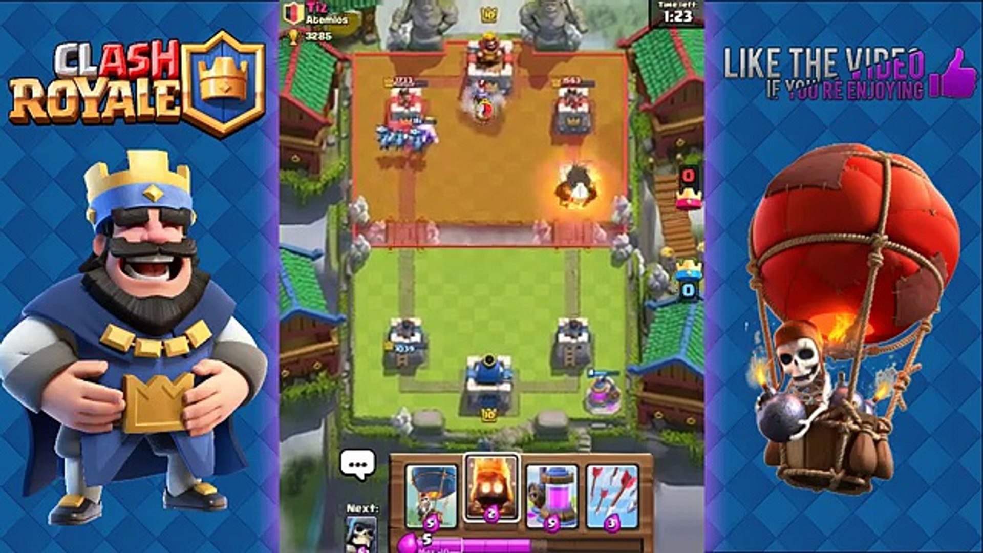 Clash Royale Arena 3 Deck: Giant Balloon – Easy To Use – Clash Royale Arena