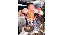 EATING SHOW COMPILATION-CHINESE FOOD-MUKBANG-challenge-Beauty eat strange food-asian food-NO.182