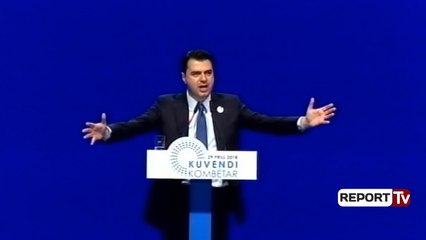 Report TV - Kuvendi Kombëtar i PD, Basha: Ata kanë dështuar, por edhe ne nuk ia dolëm