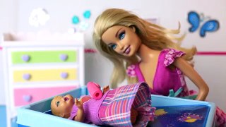 Barbie Twin Babies swim in Orbeez Bathtub? See what happened! Funny Barbie Full Movie in English