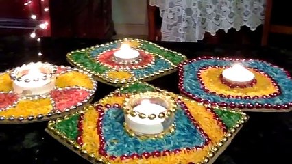 DIY-Diya/Candle decoration ideas for Diwali | GeetaKAgarwal