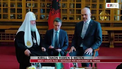 Download Video: Patriarku rus Kirill takon Metën e Ramën - News, Lajme - Vizion Plus