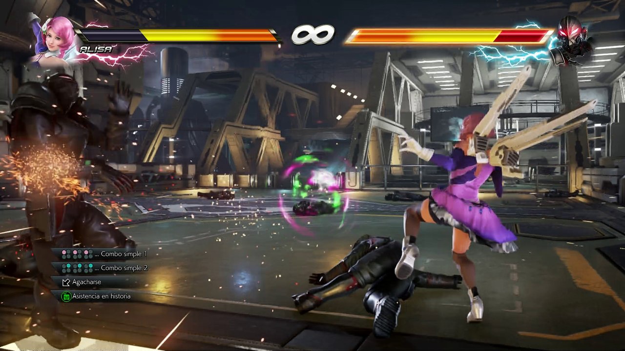 Tekken 7, Gameplay Historia 3, Mishima en apuros contra Akuma