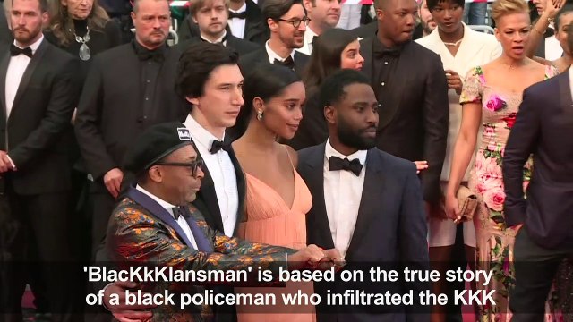 Team of Spike Lee's Blackkklansman” on Cannes red carpet