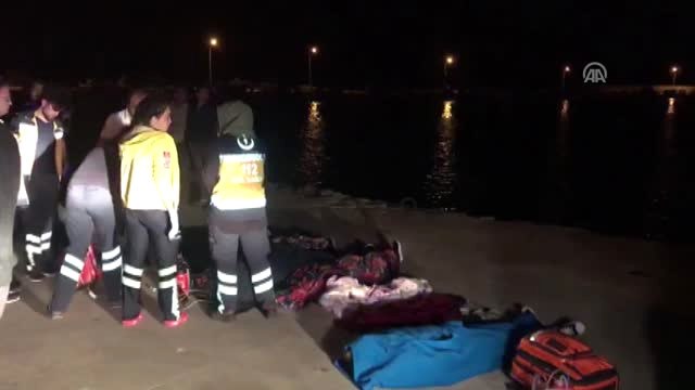 Çanakkale'de Kaçakları Taşıyan Tekne Battı