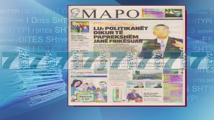 SHTYPI I DITES ME TITUJT E GAZETAVE E MERKURE 2 MAJ 2018 - News, Lajme - Kanali 7