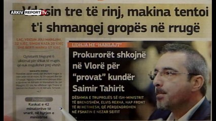 Report TV - Emisioni Shtypi i Ditës dhe Ju, gazetat dhe telefonatat 2 MaJ 2018
