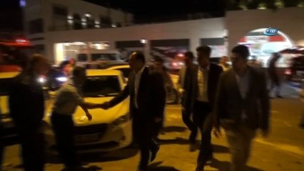 Büyükşehir Belediye Başkanı Nihat Çiftçi, cami inşaatında yaralanan işçileri hastanede ziyaret etti