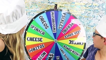 MYSTERY WHEEL OF PIZZA CHALLENGE!!!