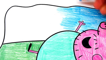 Peppa Pig Coloring Book Pages Kids Fun Art Coloring Videos for Children