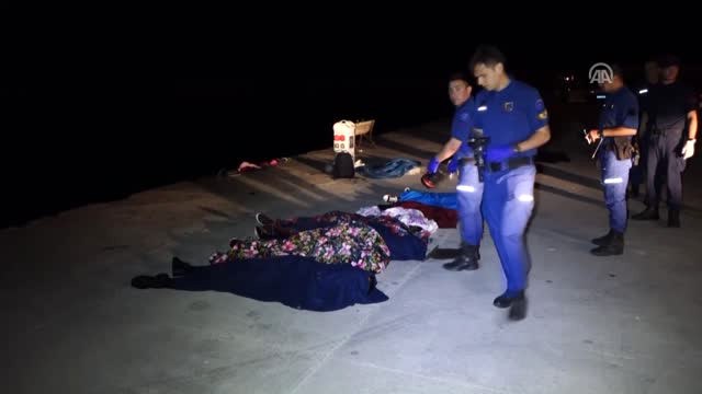 Çanakkale'de Kaçakları Taşıyan Tekne Battı (2)
