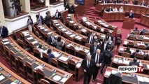 Report TV - Seanca parlamentare, PD braktis Kuvendin, ndërsa LSI jo