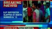 WB development minister Rabindra Nath Ghosh slaps BJP supporter