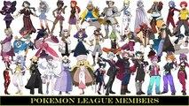 Pokemon League Members (Elite 4 & Champions)