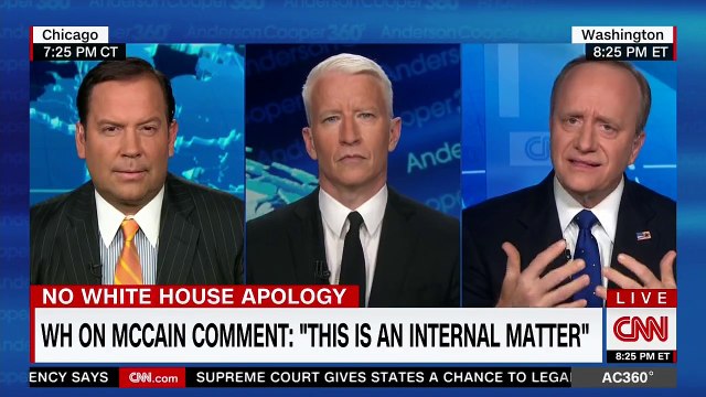 Trump apologist squirms when forced to justify being 'pro-life' while defending McCain attacks