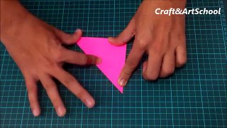 How to make a kirigami paper snowflake - 1 | Kirigami / Paper Cutting Craft, Videos and Tutorials.