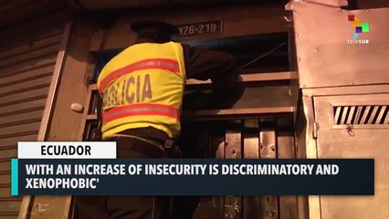 LINKING IMMIGRANTS TO INSECURITY IS XENOPHOBIA