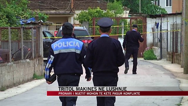 Tritol makinës në Lushnjë - News, Lajme - Vizion Plus