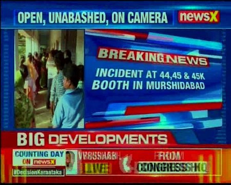 WB Panchayat Polls Ballot boxes looted at gunpoint outside Murshirdabad booth