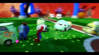 Мультик игра для детей Супергерой Человек Паук и Тачки Машинки Дисней Superhero Spiderman Fun