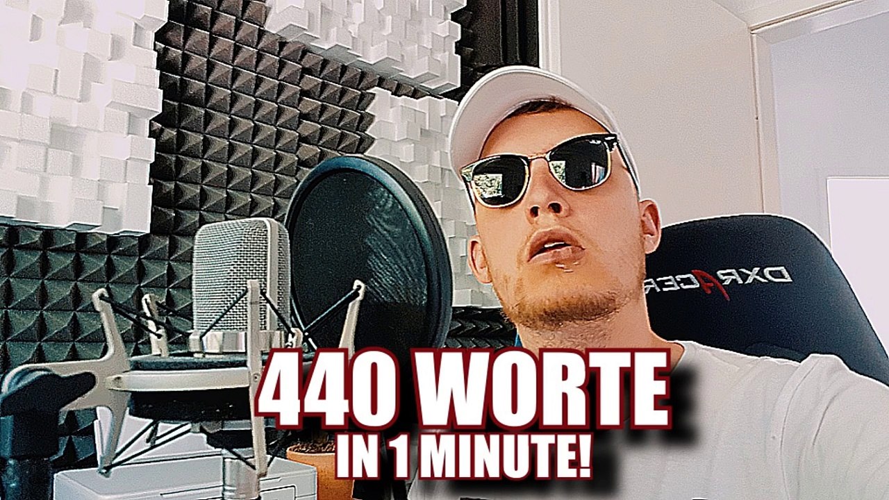440 WORTE in 1 MINUTE! - YOUTUBE REKORD (prod. by 2Bough)
