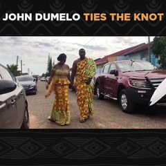 Ghanaian actor John Dumelo got married over the weekend in a colourful traditional ceremony