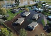Drone Footage Captures Flooding in Missoula