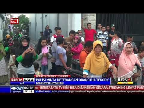 Kepolisian dan TNI Datangi Rumah Orangtua Terduga Teroris Mapolrestabes Surabaya