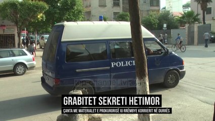 Grabitet sekreti hetimor, çanta me materialet e Prokurorisë iu rrëmbyen korrierit