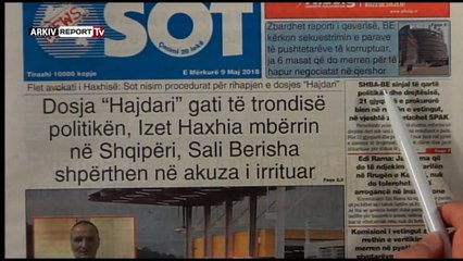 Report TV - Emisioni Shtypi i Ditës dhe Ju, gazetat dhe telefonatat 9 Maj 2018