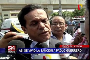 Videna: hinchas brindan todo su apoyo a Paolo Guerrero tras sanción del TAS