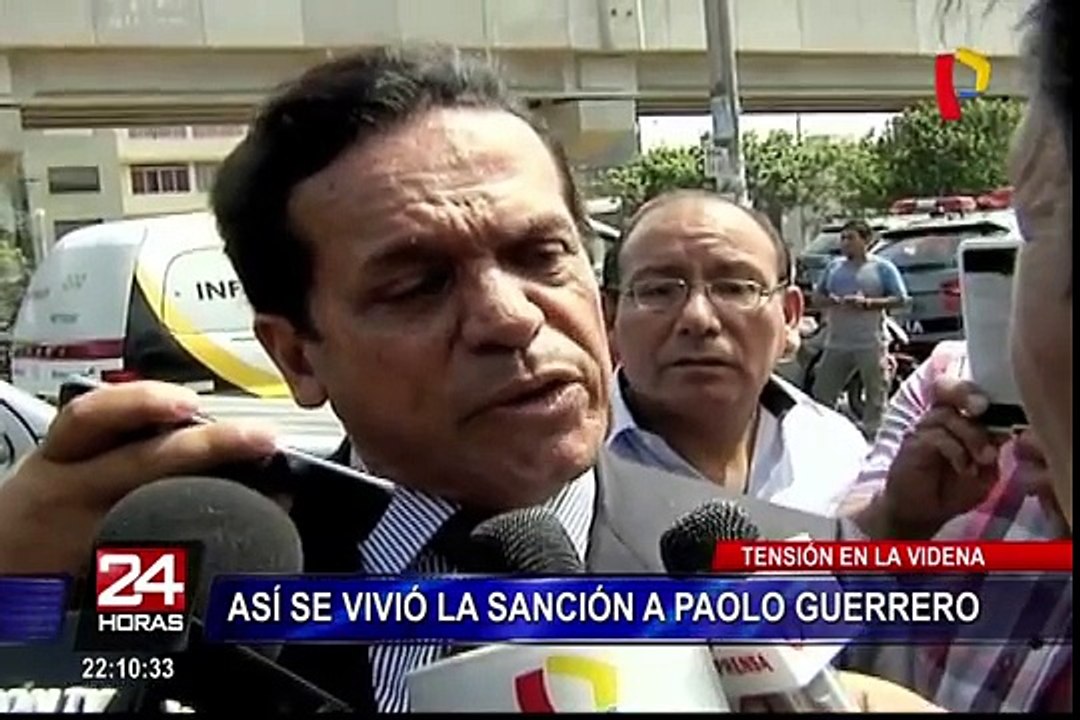 Videna: hinchas brindan todo su apoyo a Paolo Guerrero tras sanción del TAS