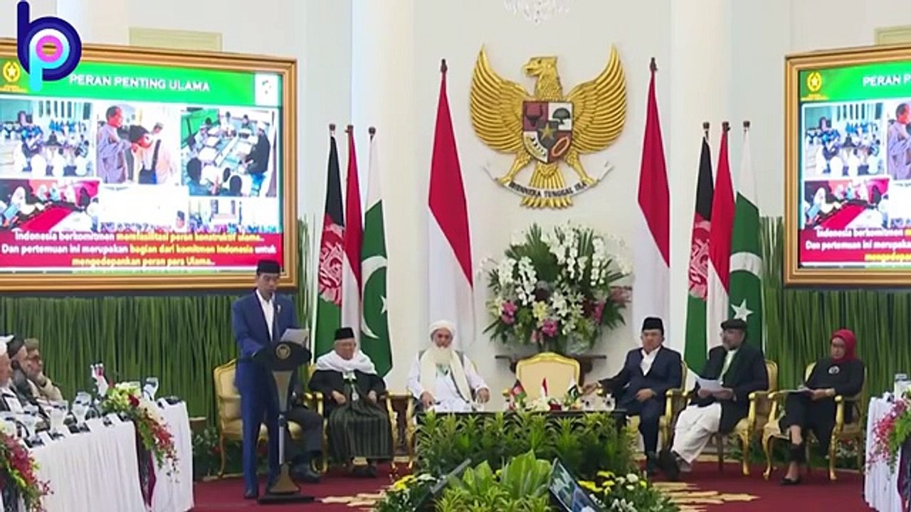 KAGUMI JOKOWI.! PANGERAN BAHRAIN & ULAMA DUNIA TEMUI JOKOWI DI ISTANA BOGOR HARI INI