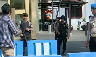 Petugas Jaga di Mapolrestabes Surabaya Dua Kali Lipat