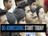 Delhi University admissions start today