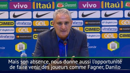 Brésil - Tite : "Nous ferons sans notre leader Alves"