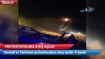 Kerkük’te Türkmen protestoculara ateş açıldı  4 yaralı