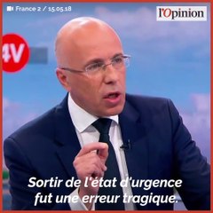 Attentat: «Sortir de l’Etat d’urgence fut une erreur tragique»,  affirme Ciotti