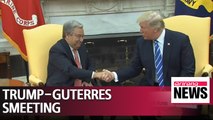 UN Secretary-General Guterres to meet Trump Friday to discuss issues including N. Korea