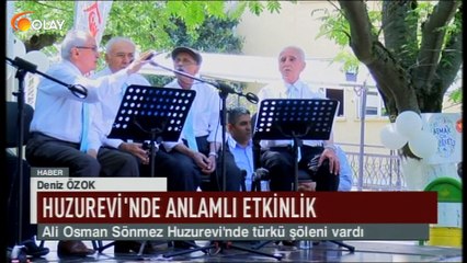 Huzurevi'nde anlamlı etkinlik