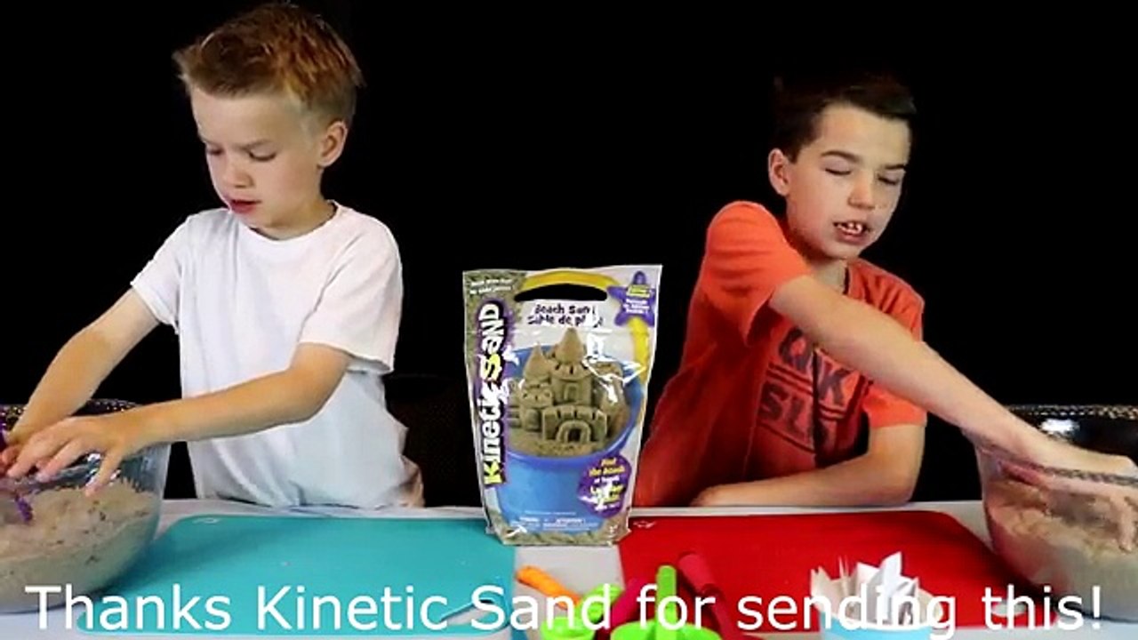Kinetic Sand Challenge! / Jake and Ty